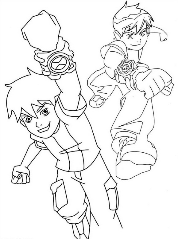 Kids-n-fun.com | Coloring page Ben 10 Ben 10